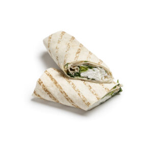 Wrap chaud chèvre lardons