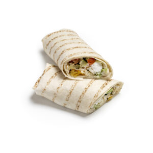 Wrap chaud feta courgette